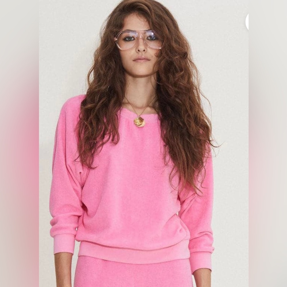 Suzi Kondi Saba Raglan Terry Cloth Top